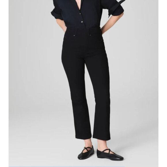 Spanx Womens Black Kick Flare Denim Jeans Size Small - Picture 14 of 14